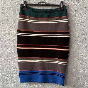 Nicole Miller Stretch stripe skirt